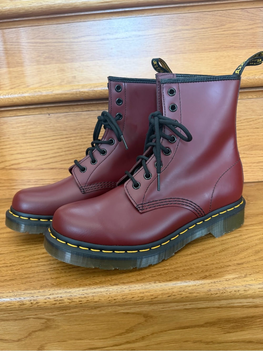 Dr. Martens 1460 Smooth Leather Lace Up Boots